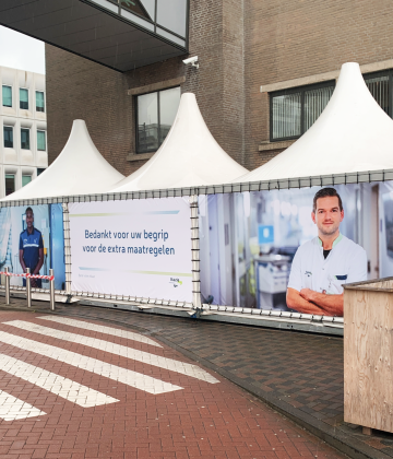 Doeken op tenten | Goos Print & Sign