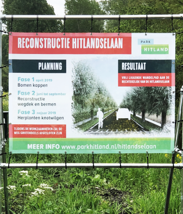 Vrijstaand doek | Goos Print & Sign