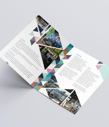 Leaflets met vouw | Goos Print & Sign