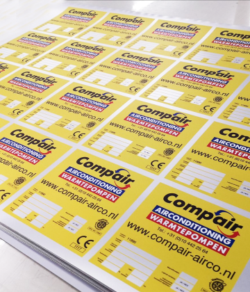 Schrijfbare stickers | Goos Print & Sign