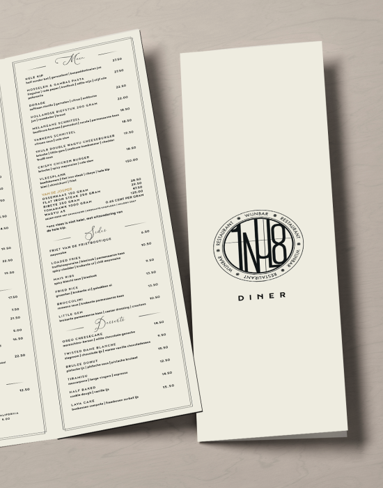 Horeca drukwerk | Goos Print & Sign