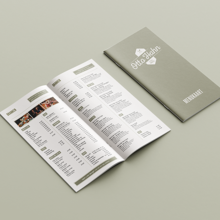 Horeca drukwerk | Goos Print & Sign