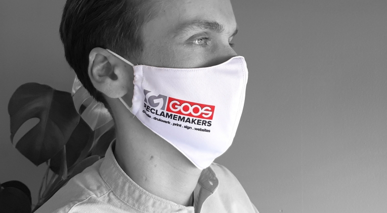 Mondkapjes, we kunnen voorlopig nog echt niet zonder! | Goos Print & Sign