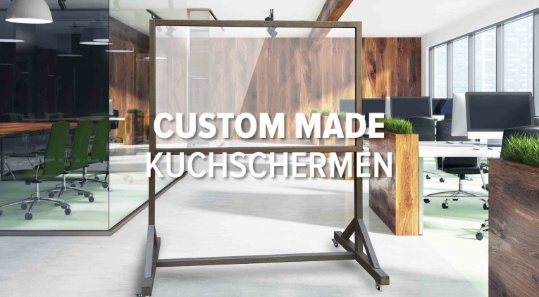 'Custom Made' kuchschermen voor in wachtkamers | Goos Print & Sign