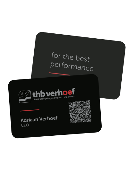 Metalen visitekaartjes