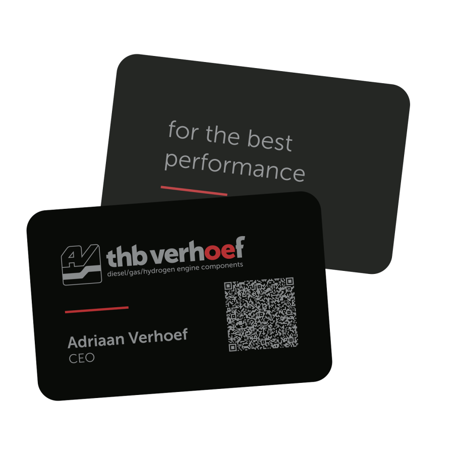 Metalen visitekaartjes