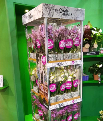 Bloemenkar display | Goos Print & Sign