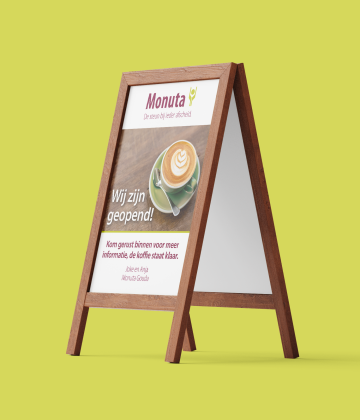 Basic uitklapbord | Goos Print & Sign